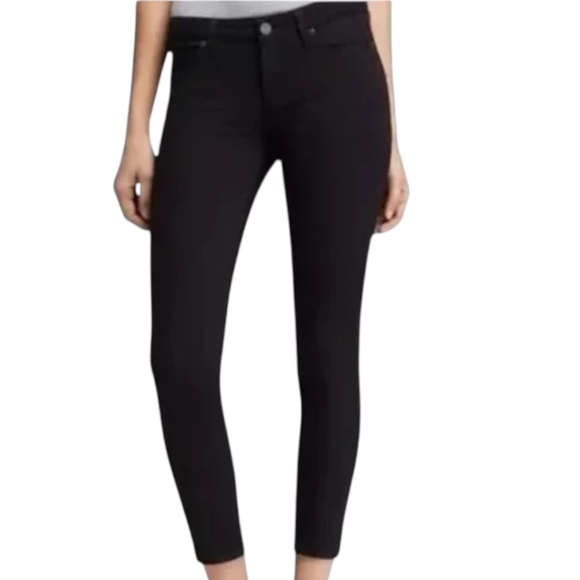 PAIGE Verdugo Ankle Jeans – Sterling Dark Coated – Size 25 - Picture 1 of 10